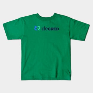 Decred Logo + Name Kids T-Shirt